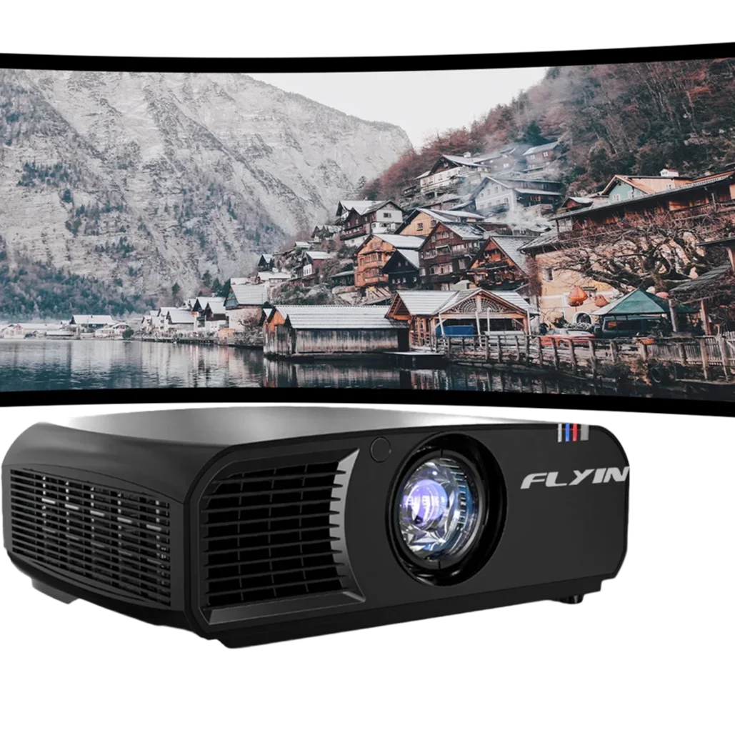 12000-Lumen DLP 4K Projector With Short Throw For Large Venue Outdoor Cinema And Education Laser Engineering Technology