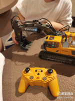 Yigong Simulation 5/11 Channel Alloy Remote Control Excavator Toys Remote Control Electric Large Engineering Car Toy Kids Gift