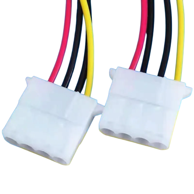 IDE 4-pins Molex-voedingskabel Grote 4-pins vrouwelijk naar 4-pins vrouwelijk Converteren Adpater Verleng de draad 20-30 cm harde schijf Optische schijf snoer