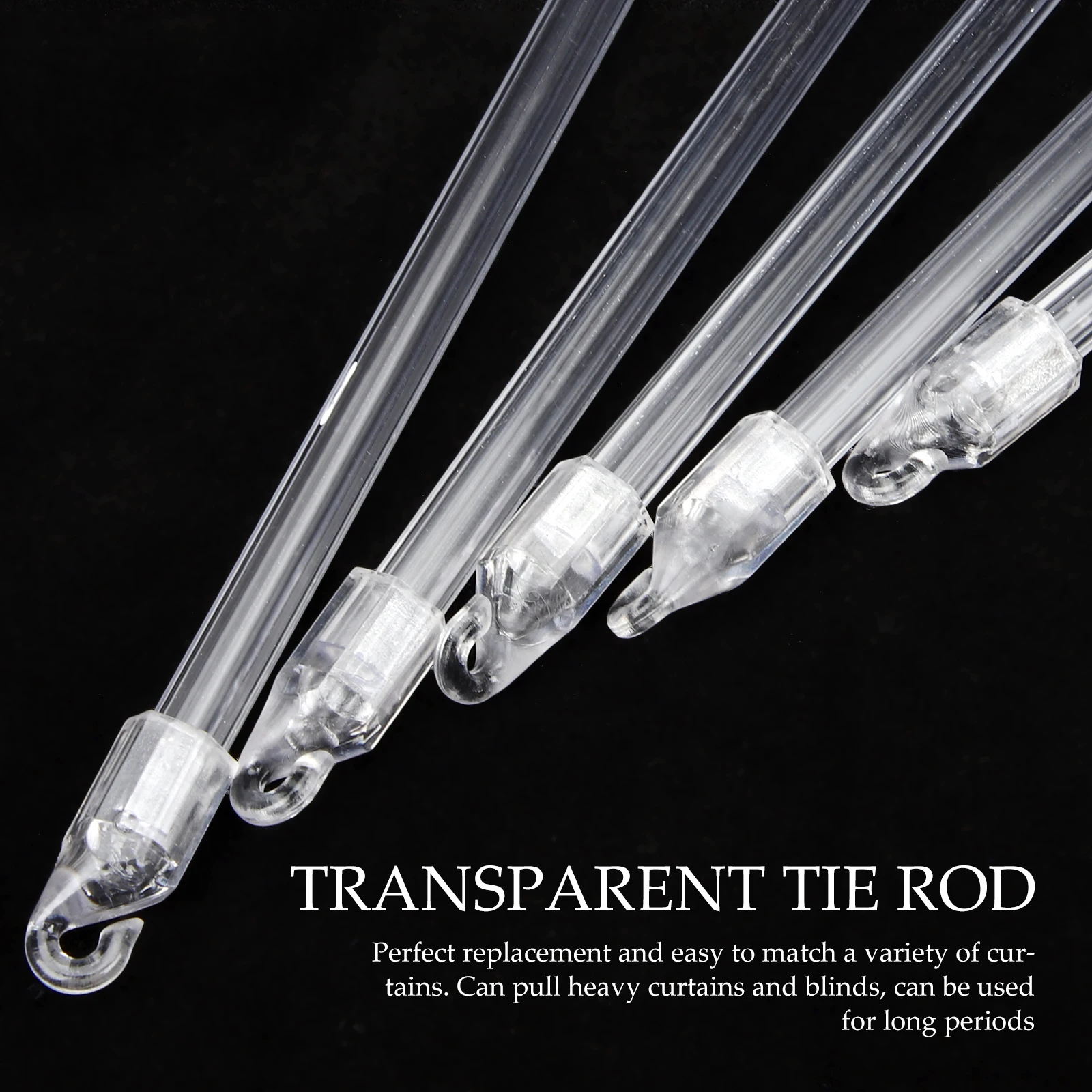 

6Pcs Vertical Blind Rod Replacement Fiberglass Blind Wands Curtain Pull Rods Window Opener Poles Durable Sticks