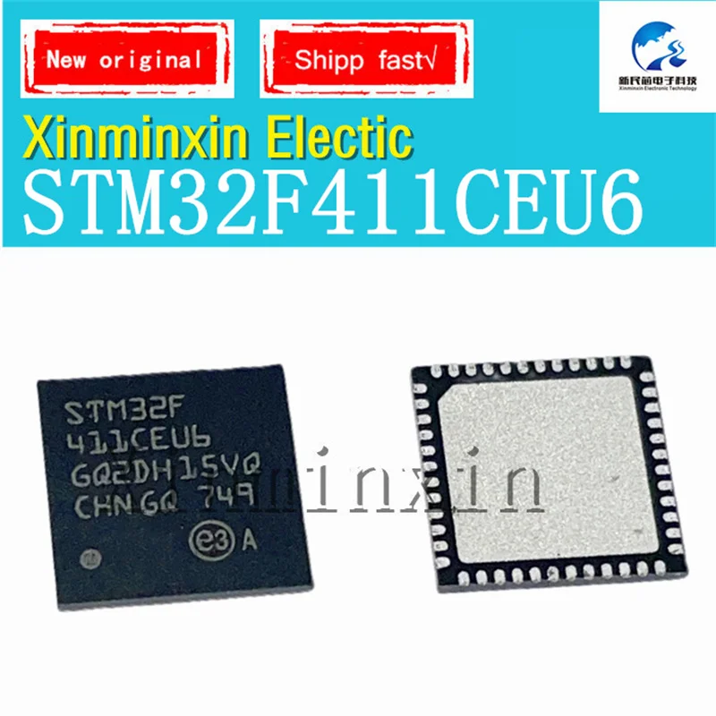 

5PCS/LOT STM32F411CEU6 STM32F411 QFN48 IC Chip New Original In Stock