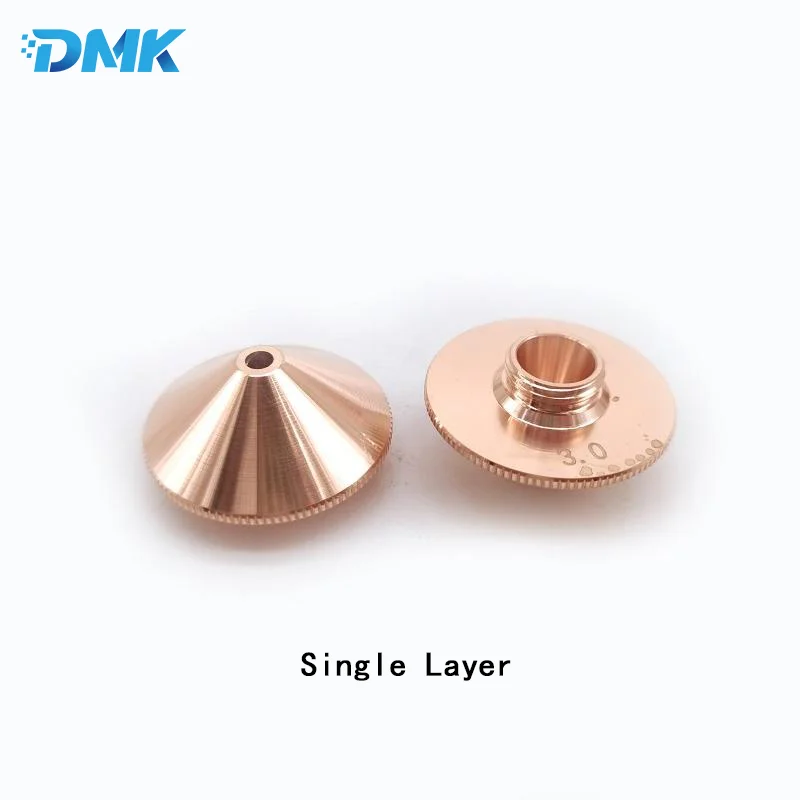 DMK Laser Cutting Nozzle D32 M14/D28 M11 Copper Nozzles For Precitec WSX Raytools BOCI HANS HSG OSPRI DNE Bodor Laser Cut Head