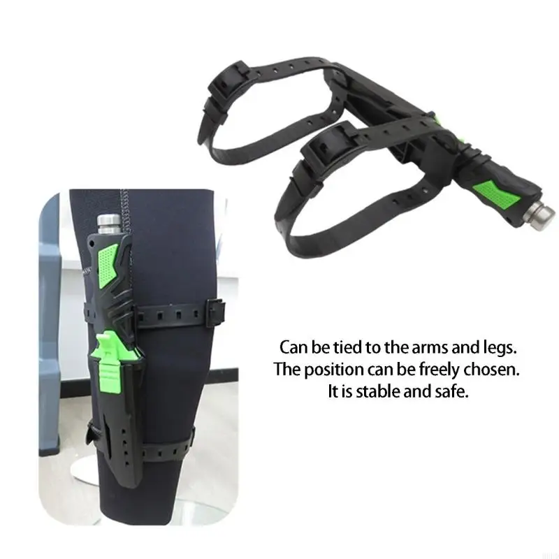 Scubas Diving Cutter Strap Breite Schnalle Typ PVC Dives Strap Tauchzubehör bietet hervorragenden Halt und komfortables 69HD – Detail 3