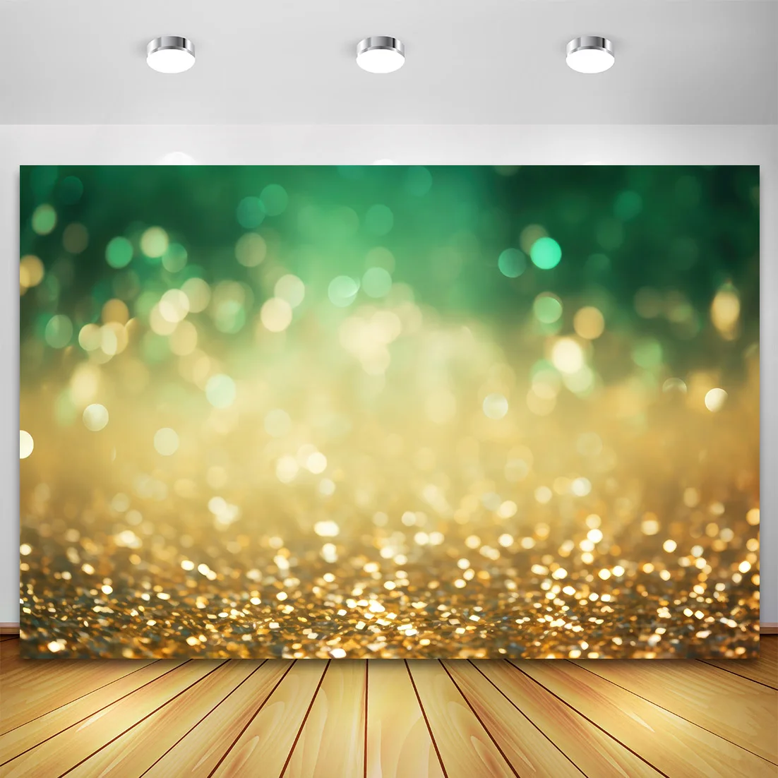 Christmas Background for Photography Black Golden Green Pink Glitters Family Party Banner Kids Portrait Photozone Photo Backdrop