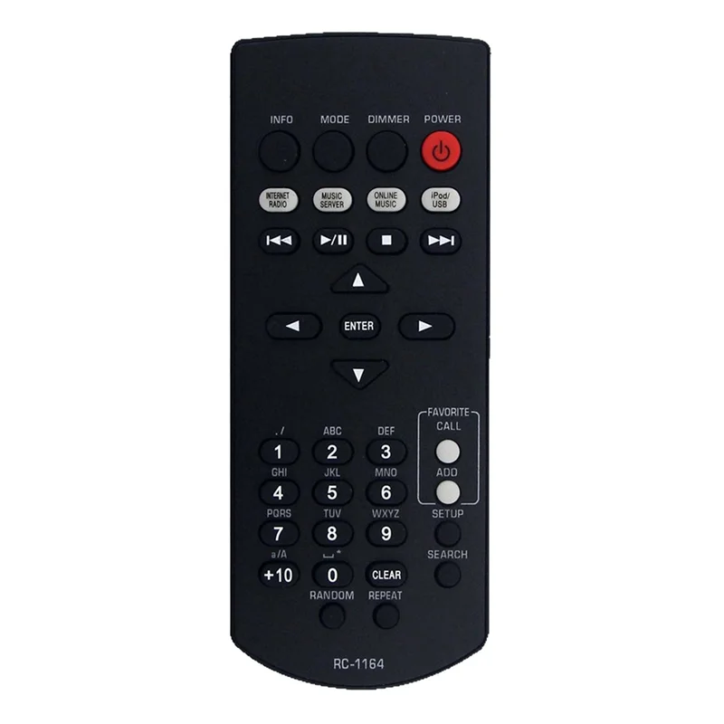 JABS-Remote Control Pengganti RC-1164 Digunakan untuk Sistem Penerima AV Denon DNPF109 Remote Control Pemutar CD