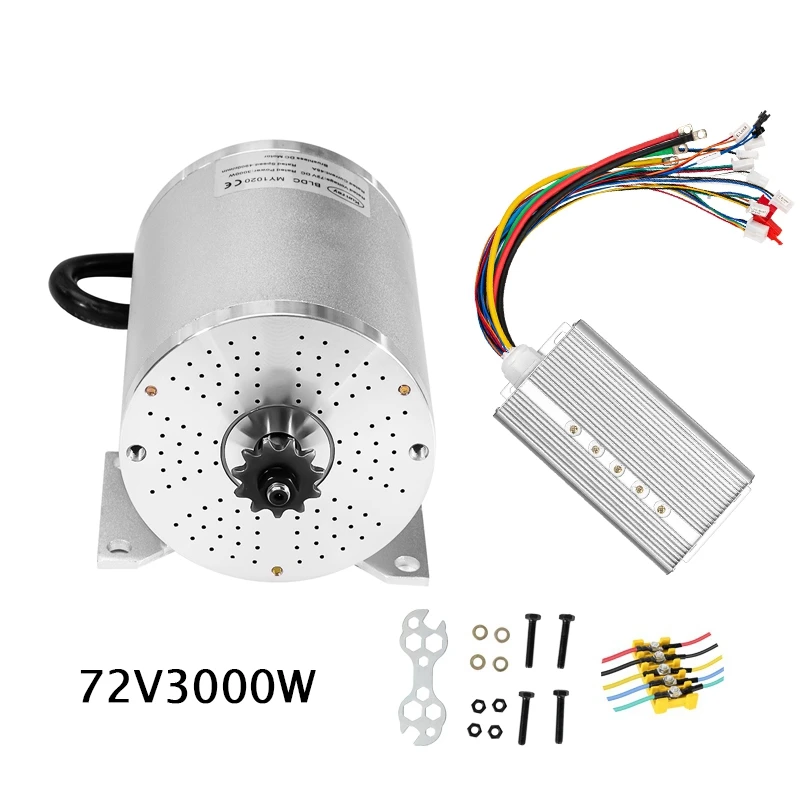 

72V 3000W E-bike DC Motor Brushless Controller 50A For Electric Scooters DIY