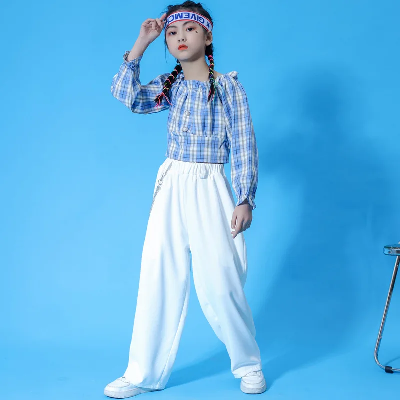 

Girls suit spring clothes new foreign style dance clothes two-piece loose suit street dance performance clothes drum set fashion