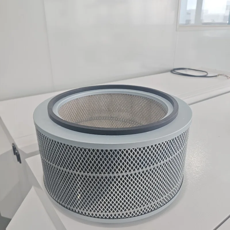 Special accessories for oil mist purification collection separator, flange air duct with built-in external filter element