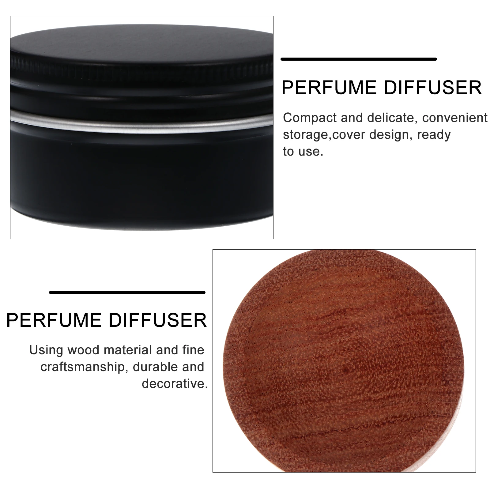 

Scented Diffuser Diffusers for Home Essential Oil Wooden Household Desktop Office