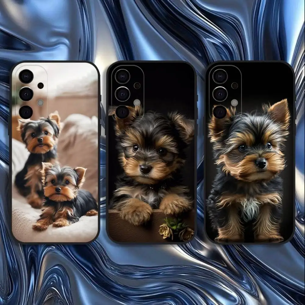 

Yorkshire Terrier Dog Phone Case For Samsung S25,S24,S21,S22,S23,S30,Ultra,S20,Plus,Fe,Lite,5G Black Cover