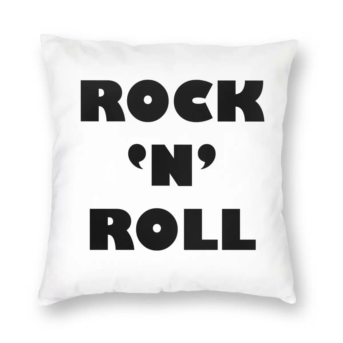 

ROCK 'N' ROLL Square Pillowcase Cushion Cover Comfort Pillow Case Throw Pillow Cover for Home Bedroom Car