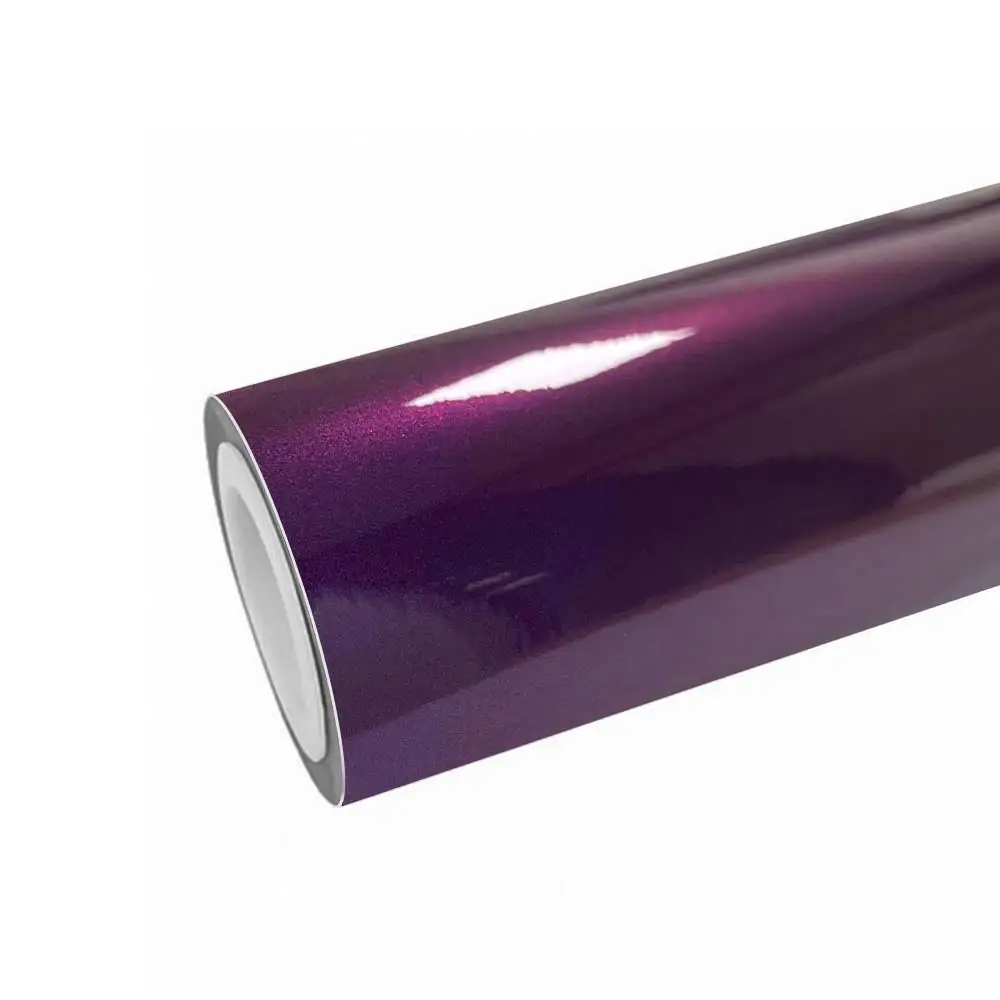 Charming Ultra Glossy Metallic Purple Best Performance Car Wrap Vinyl Color Changing Film Wholesale