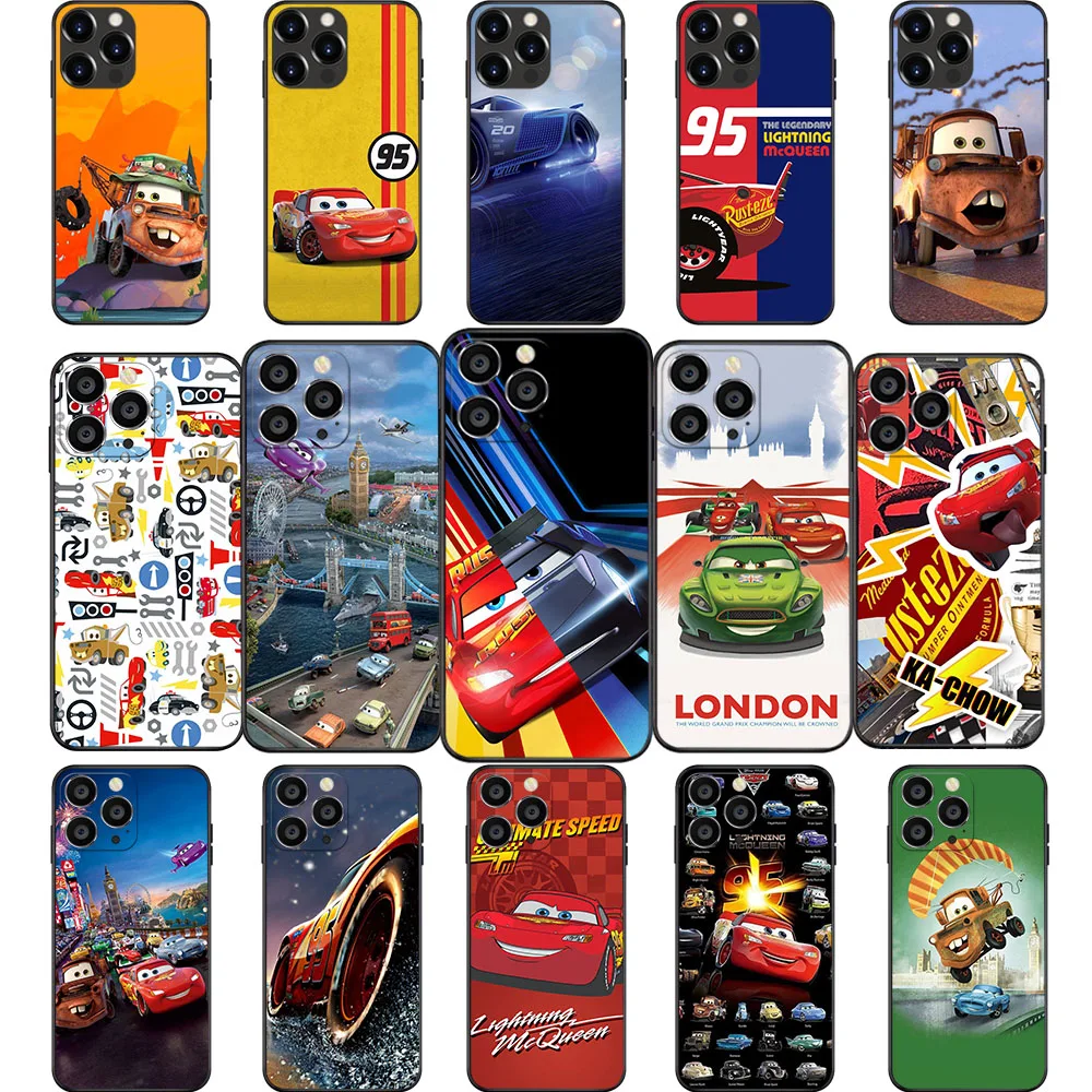 ID-87 Cars Lightning McQueen Soft Case for Moto E7 E7i G G9 G10 G20 G30 G50 G60S G40 G60 G51 G41 E32 Power Plus Play