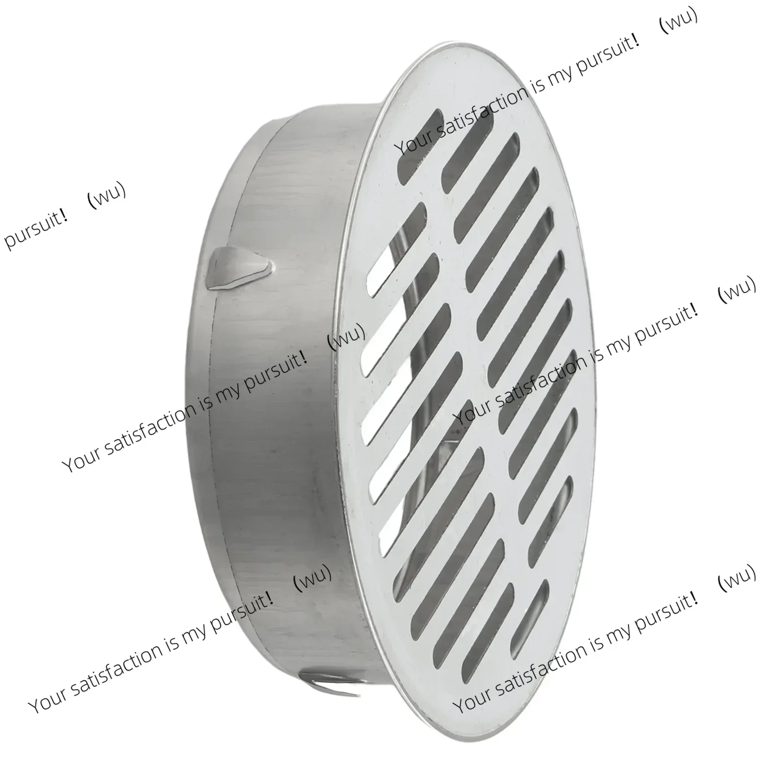 Stainless steel balcony drainage roof round floor drain cover rain pipe cap household floor drain drain pipe