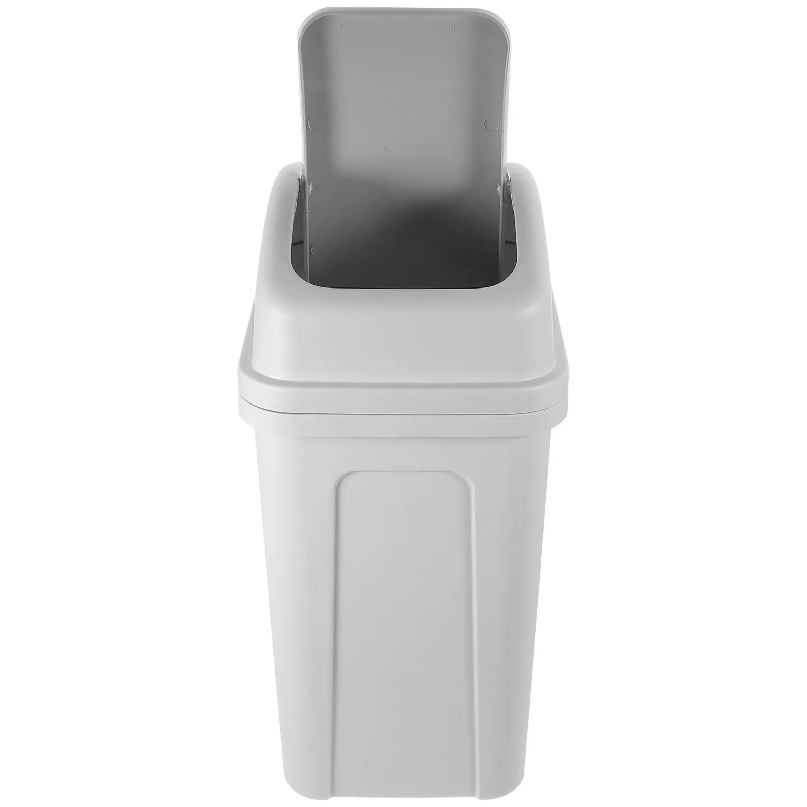 

Household Garbage Can Swing Lid Large Capacity Thick Plastic Trash Bin for Kitchen Bathroom Restroom Waste Bin