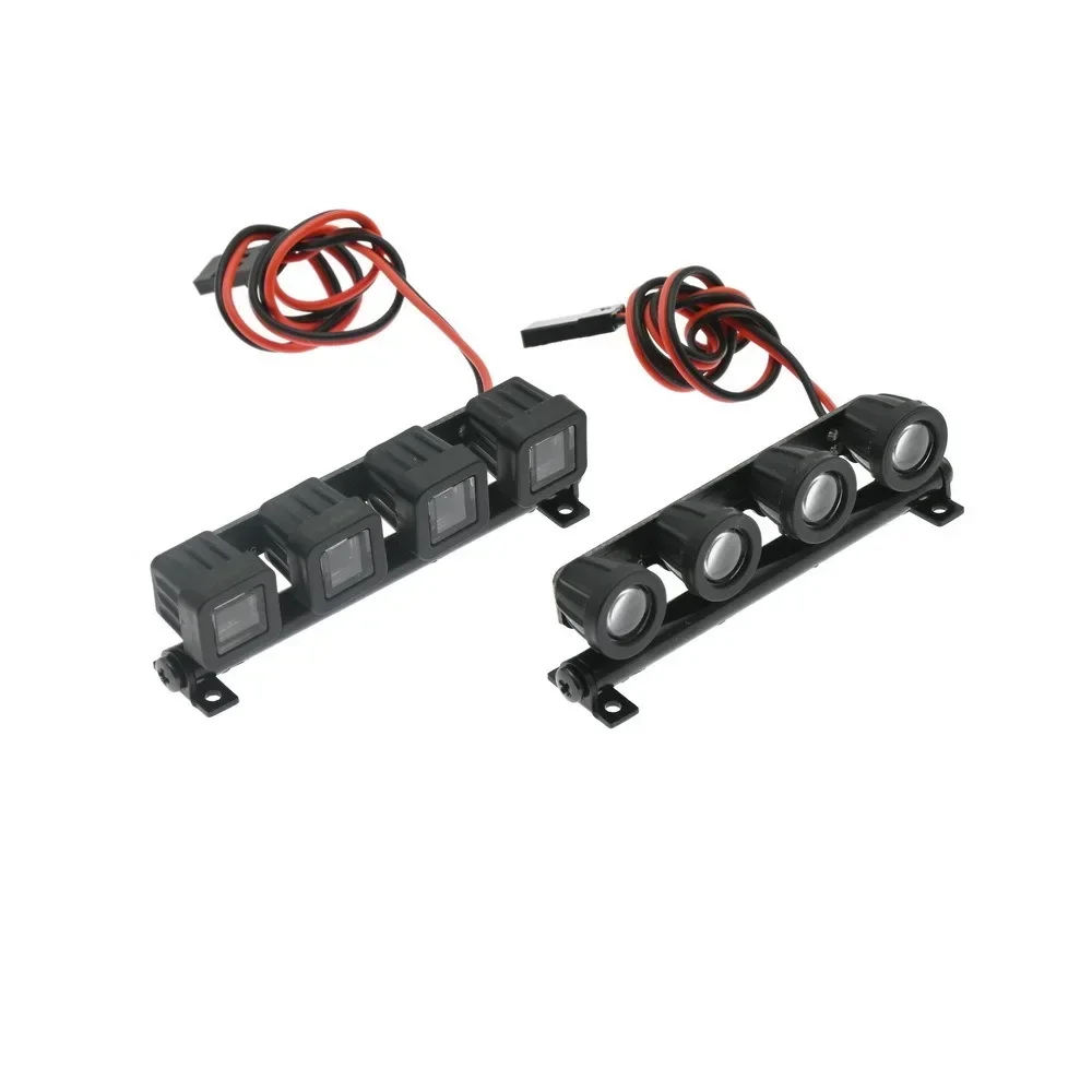 

Round Square Spotlights Roof Light for 1/18 RC Crawler TRX4M Defender Upgrade (4M-31)