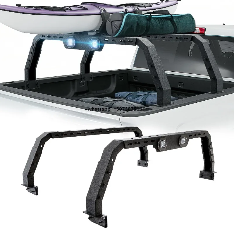 

Overland Truck Cargo Carrier With 2 Light For 14-23 Chevy Silverado 1500 & 09-23 F150 &dodge Ram 1500 & 07-13