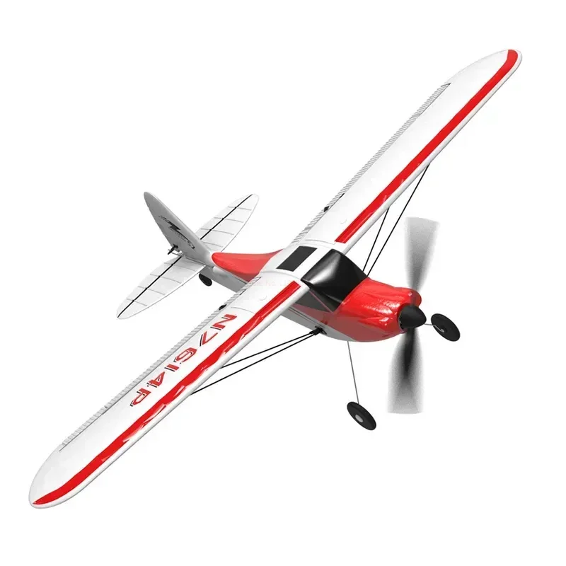 761-4 Sport Cub 500 Rc Plane 2.4g 4 Ch One-Key Aerobatic Rc Airplane Epp Foam Rc Glider Aircraft Rtf Fighter Boys Toys Gifts