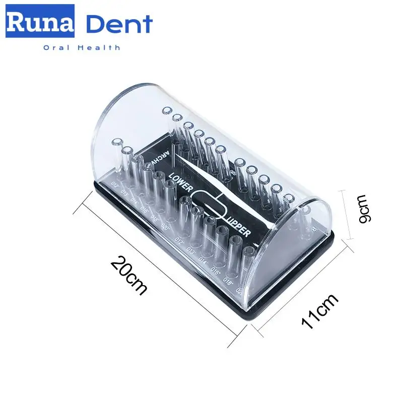 Dental Orthodontic Round Archwire Box Acrylic Dispenser Placing Box Arch Wires Holder Orthodontic Bracket Dental Appliances