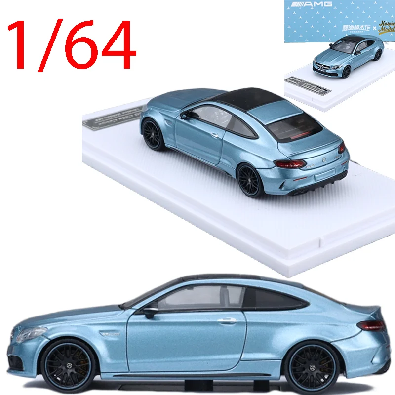 

Howie Model Diecast 1/64 Scale Mercedes Benz AMG C63s Alloy Model Cars Benz Sports Car Play Vehicles Gifts for Boys