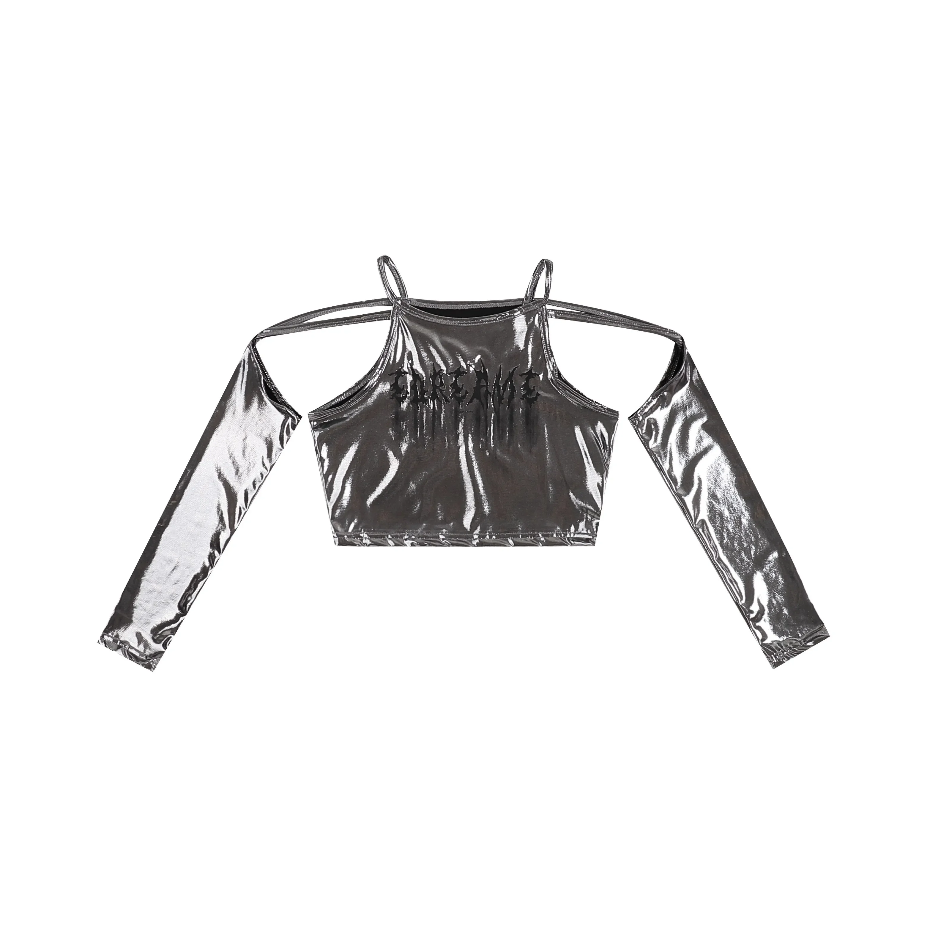 Bambini Costumi di danza Hip Hop per ragazze Top larghi Pantaloncini Pantaloni cargo Vestito Modern Street Jazz Dance Performance Abiti XH1410