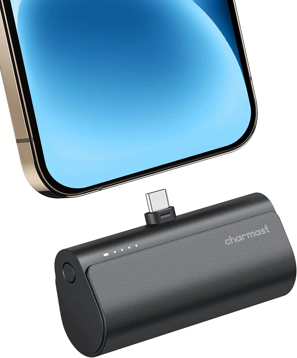 

Портативное зарядное устройство USB-C для iPhone, внешний аккумулятор на 5000 мАч с быстрой зарядкой и встроенным Type-C, мини-аккумулятор 20 Вт для Samsung и других устройств