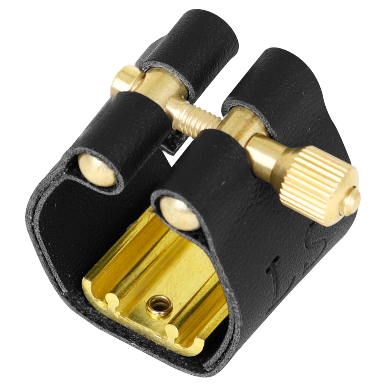 Sax Mundstück Ligatur Und Kappe Klarinette Mundstück Leder Verschluss Clip Ligaturen Für Alto Sopran Tenor Saxophon Teile – Detail 8