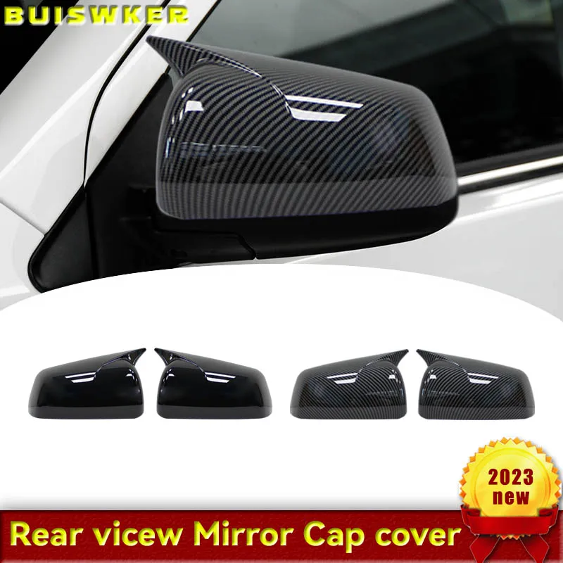 For Mitsubishi Lancer X 10 EX EVO 2008-2012 Side Door Rearview Mirror Cover Cap Trim Shell Sticker Car Styling Accessories Part