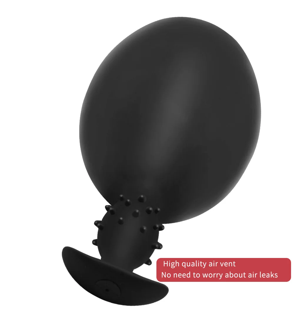 4 Style Big Inflatable Butt Plug 5 Beads Inflatable Dildo Plugs With Barbed Inflatable Anal Toys Plug Vagins Giant Butt Plug
