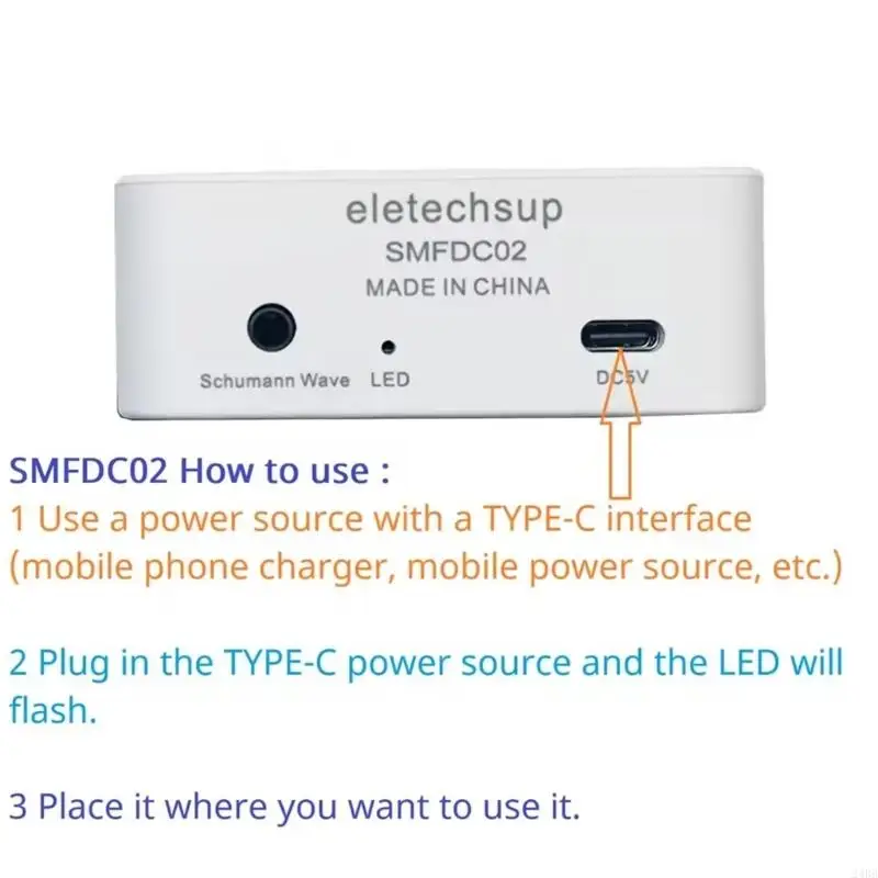 Schumann Resonator 7.83Hz Frequency Generator for Sleep Support Electromagnetic 24BB