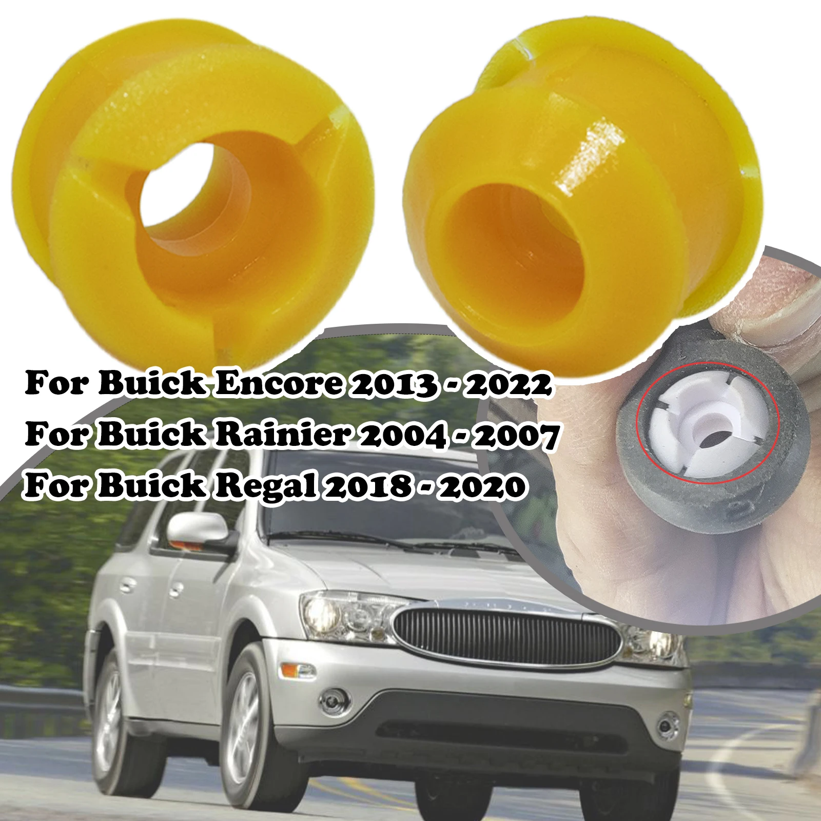 

2pcs For Buick Automatic Transmission Shift Cable Bushing Repair Kit Gear Selector Change Lever And Pivot Grommet Replacement