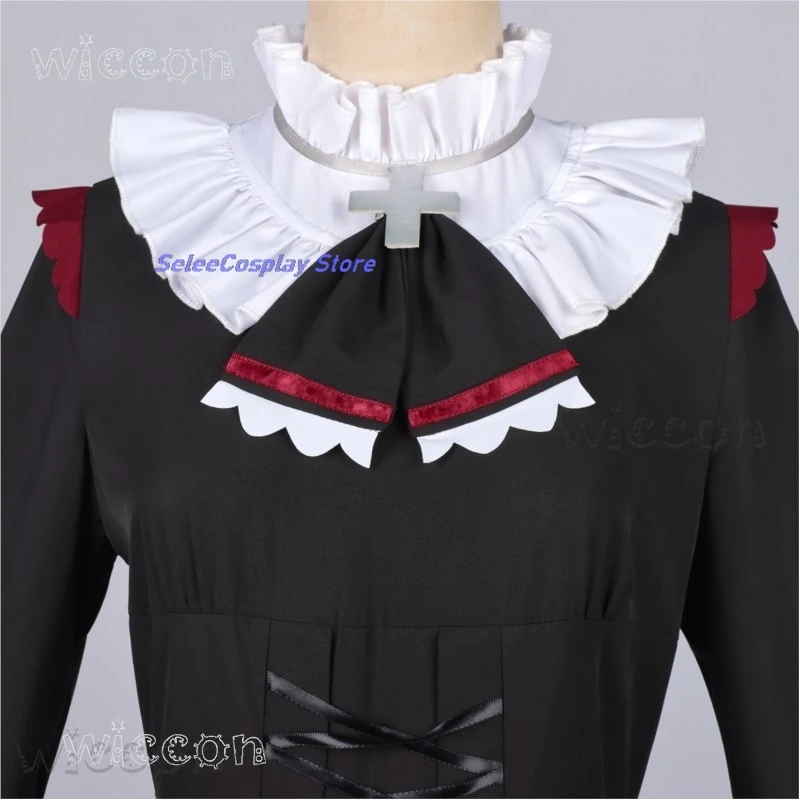 

NEEDY GIRL OVERDOSE Michica Gokubara Cosplay Anime Game Clothing Wig Black Goth adulto Lolita Uniform 2026 Long Dress costumes f