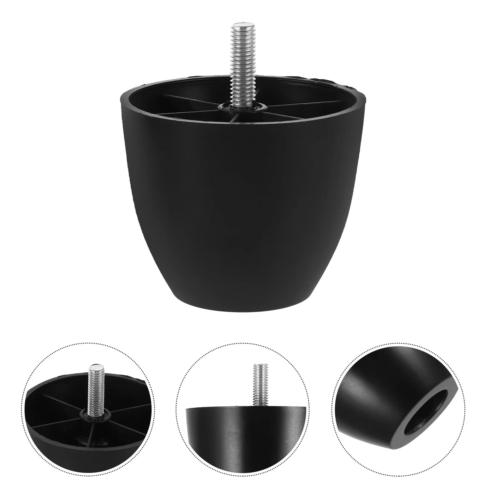 

8Pcs Furniture Feet Plastic Sofa Chair Cabinet Glides Replacement Legs Set for Home Office Stable Support Noise Reduction