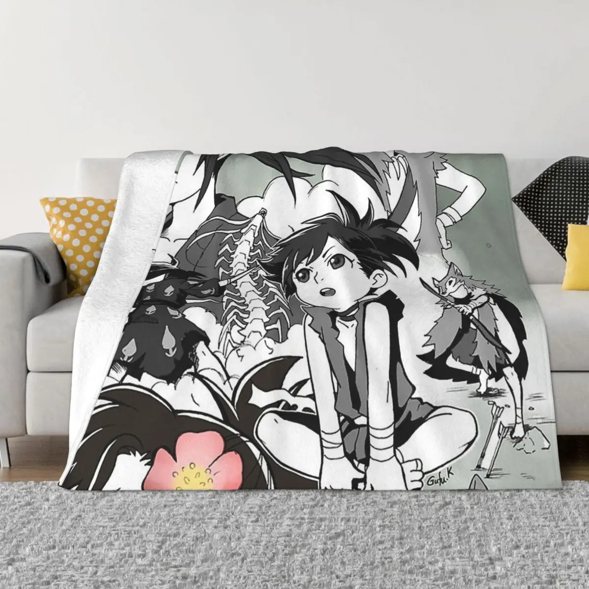 

Dororo Hyakkimaru Anime Blanket Flannel Spring Autumn COOL Warm Throws For Winter Bedding