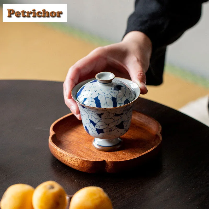 الجوز وعاء تحمل حامل بوتيك حامل فنجان الشاي تخزين المياه الجافة فقاعة الجدول صينية الشاي الوقايات المقاهي اكسسوارات الحلي #5