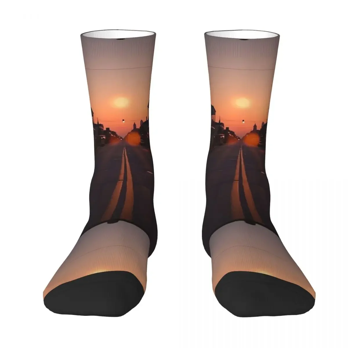 

Черные носки с культовым логотипом Angel, версия 24, впитывающие пот чулки в стиле Харадзюку, всесезонные длинные носки для подарка на день рождения унисекс