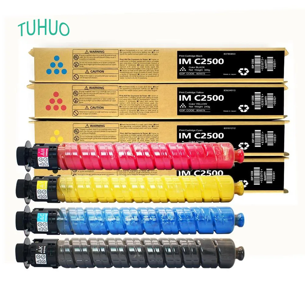 4PCS/1 Set For Ricoh IMC2500 IMC2000 Toner Cartridge Japan New Compatible Color Copier Toner IM C2000 IM C2500 Phtocopier