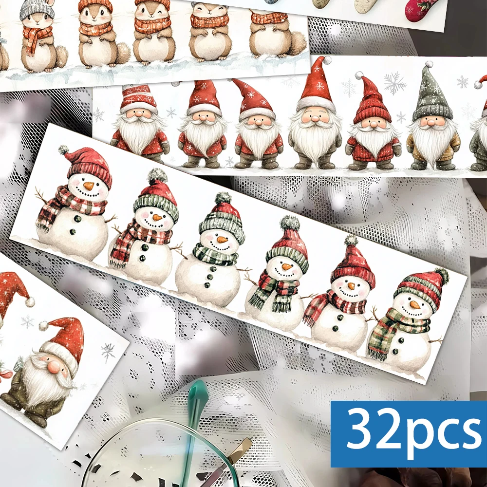 32 stuks, schattige kerstbladwijzers, geschikt voor schoolseizoen, Kerstmis, Halloween, leraren, lezers en verjaardagen.