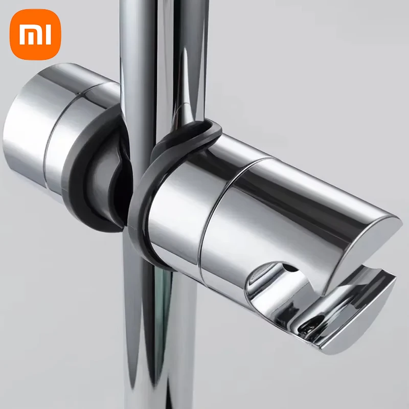 Xiaomi Shower Head Holder Adjustable 18~25mm ABS Chrome Shower Rail Holder Bathroom Accessories Shower Mounting Brackets