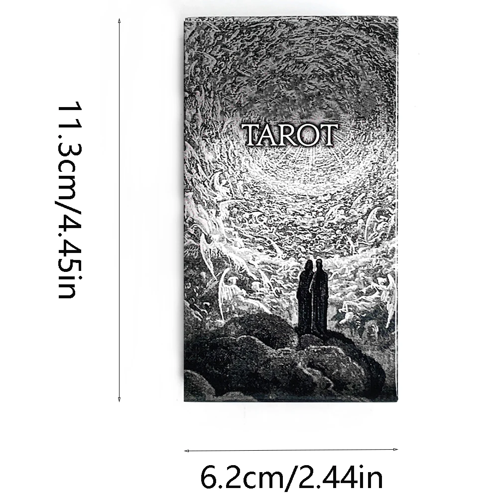 Gustave Dore بطاقة التارو 78 قطعة بطاقات ألعاب لوحية للحفلات للعائلة والأصدقاء الترفيه النسخة الإنجليزية بطاقات ألعاب العرافة #6