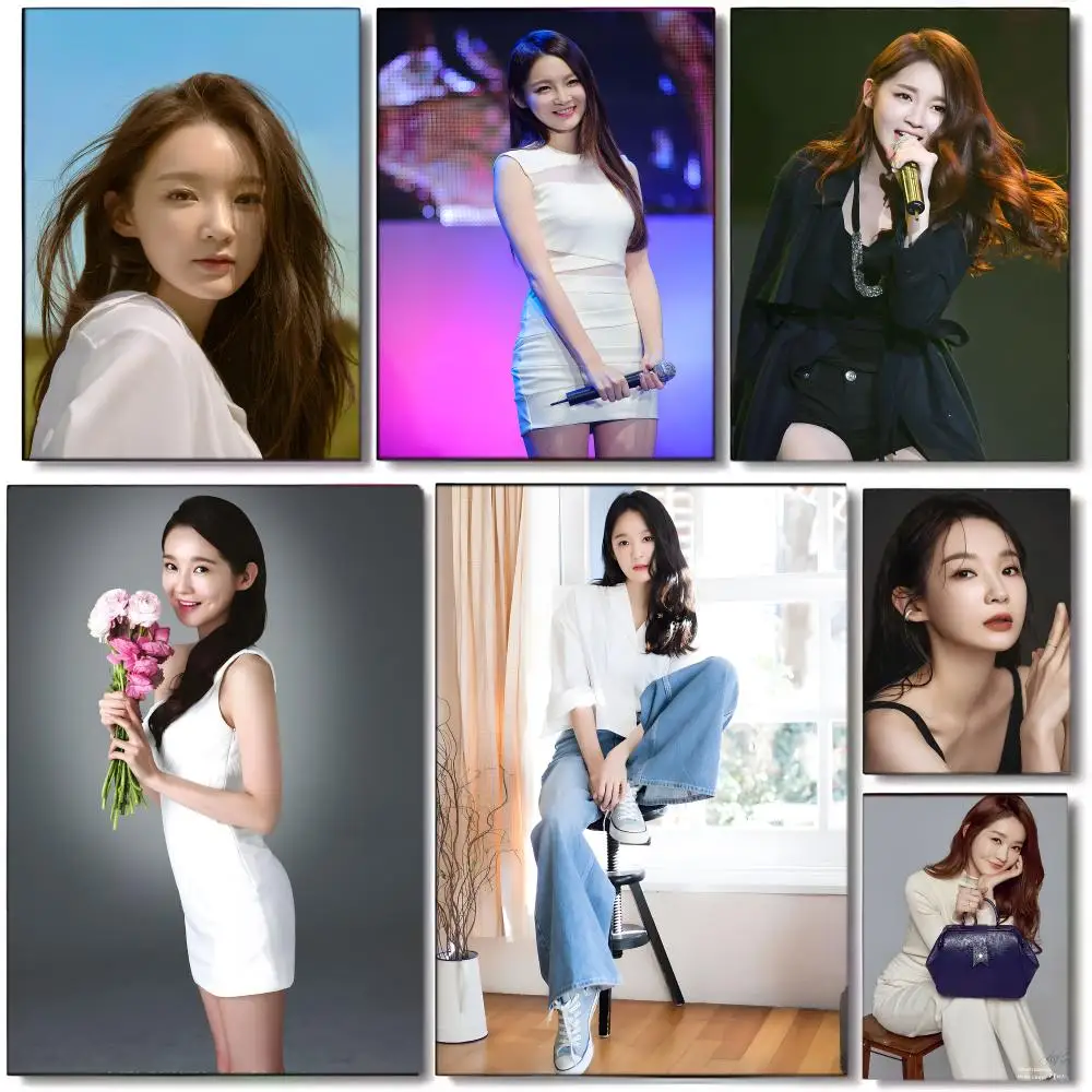 Korean Ballad Singer K-Kang Minkyung Poster Wall art print art suitable for living room bedroom bar parlor home decor gift