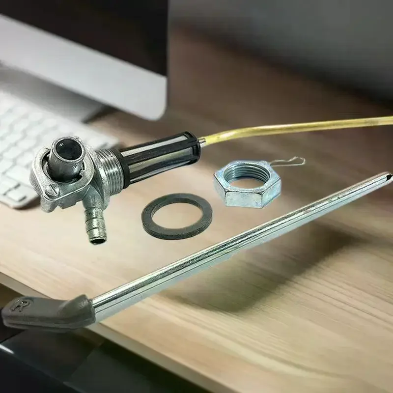 Set of DIY Motorcycle Fuel Valve Accessory Fits VESPA PX 125 150 200 77-83, Petcock Shut Off Switch