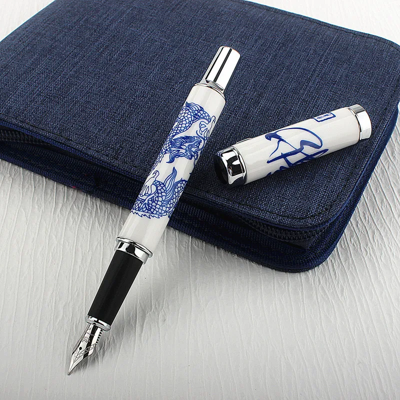 Jinhao 950 Ceramics Fountain Pen Extra Fine Nib Office Signature School Writing Ink Pens Suit