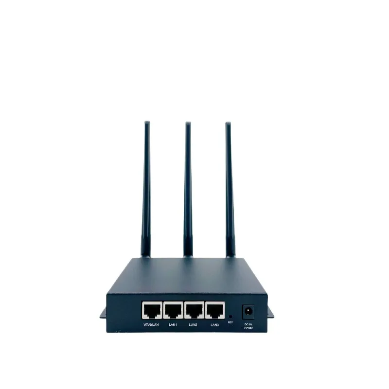 

Industrial car 4G wireless router 300M wide voltage 7-35V lightning protection design 3 antenna wifi automatic reconnection