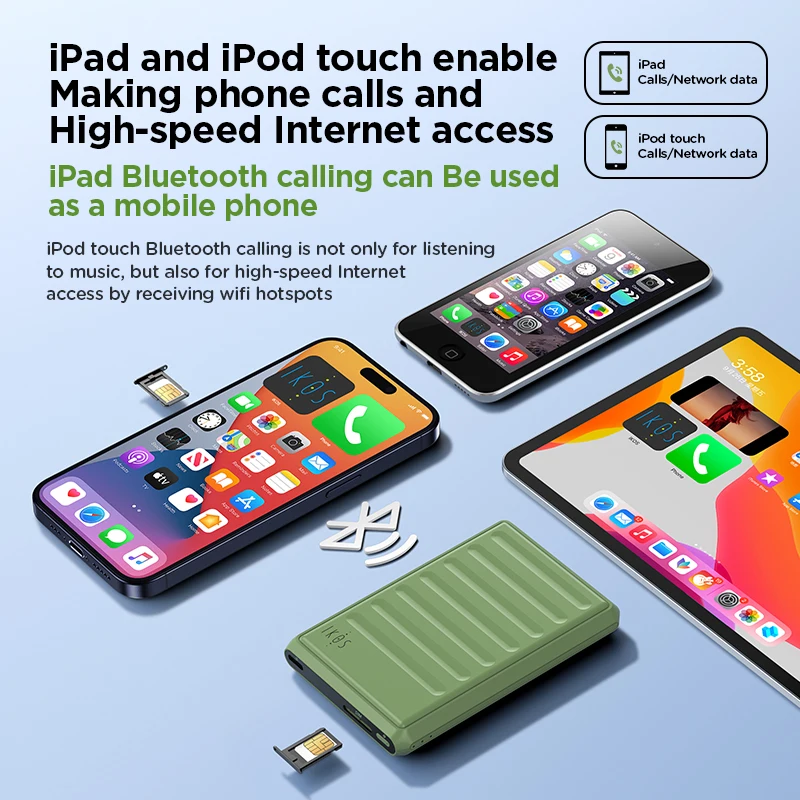 Adapter karty SIM K7S do iPhone'a - Rozmowy SMS Hotspot/Internet Wi-Fi