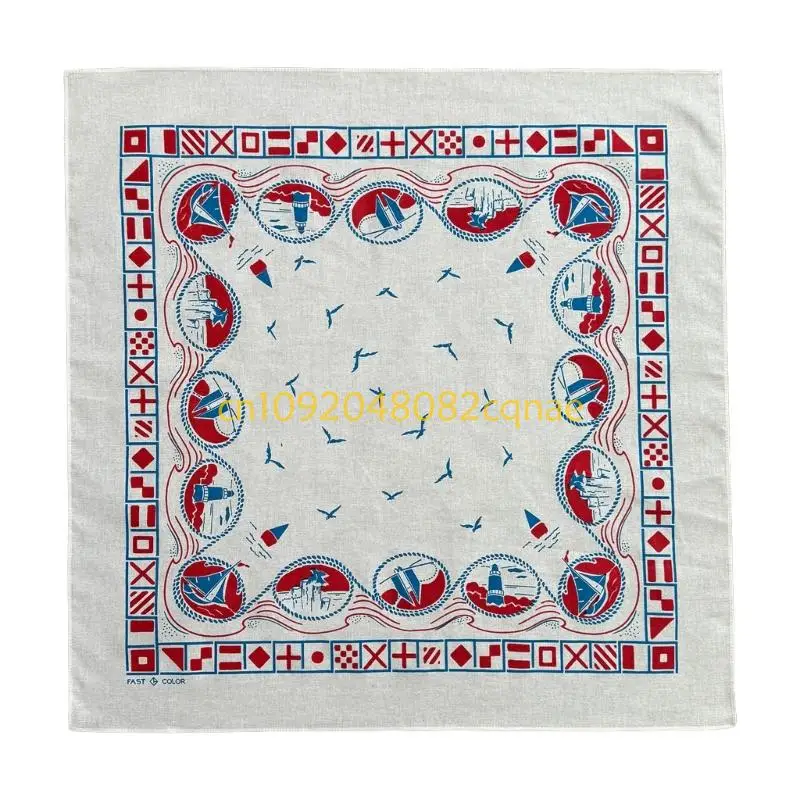 Soft Vintage Styles Bandana Cotton Scarf Multipurpose Fashion Neck Accessory