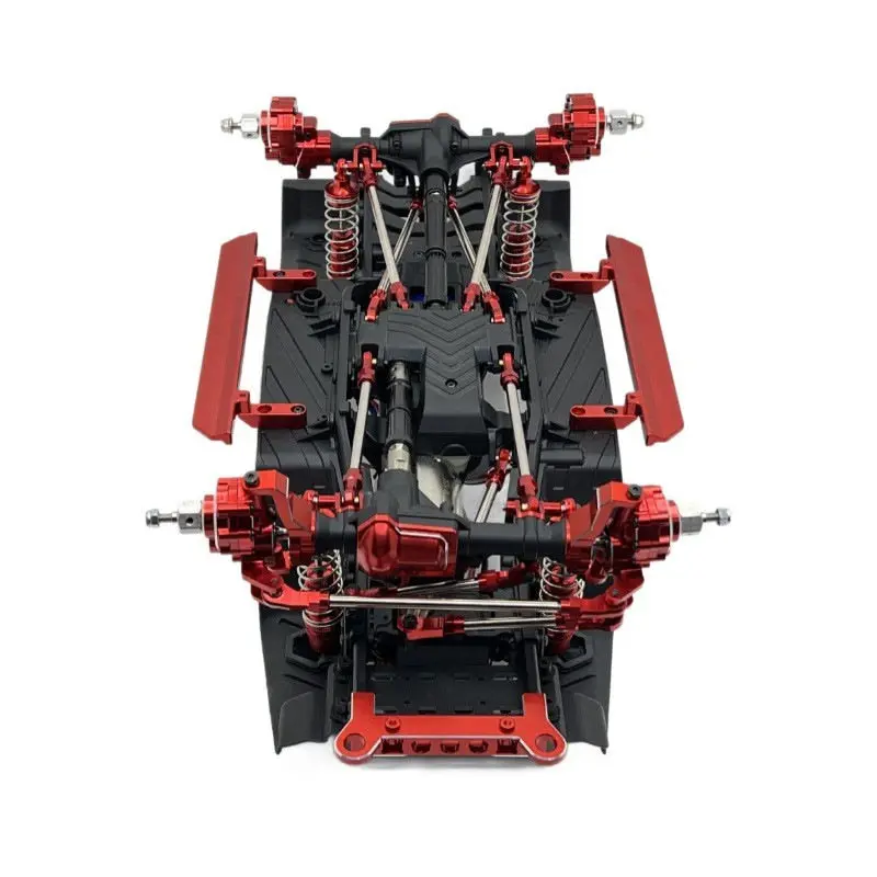 Voor- en achteras Trekstangbevestigingsonderdelen voor WLtoys 104006 104010 104020 104026 RC auto