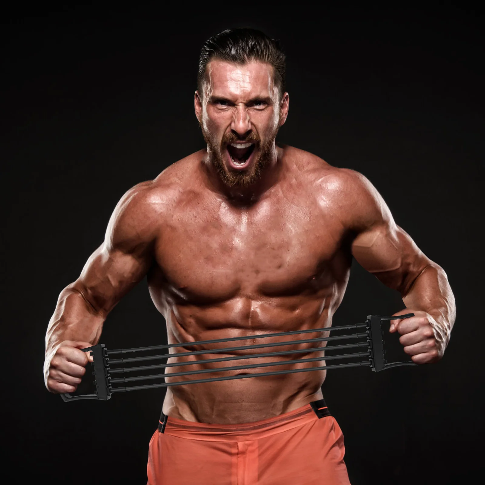 

Fitness Expander Bands Home Gym Adjustable Resistance Trainer Arm Shoulder Workout Chest Exercise Bands Equipment