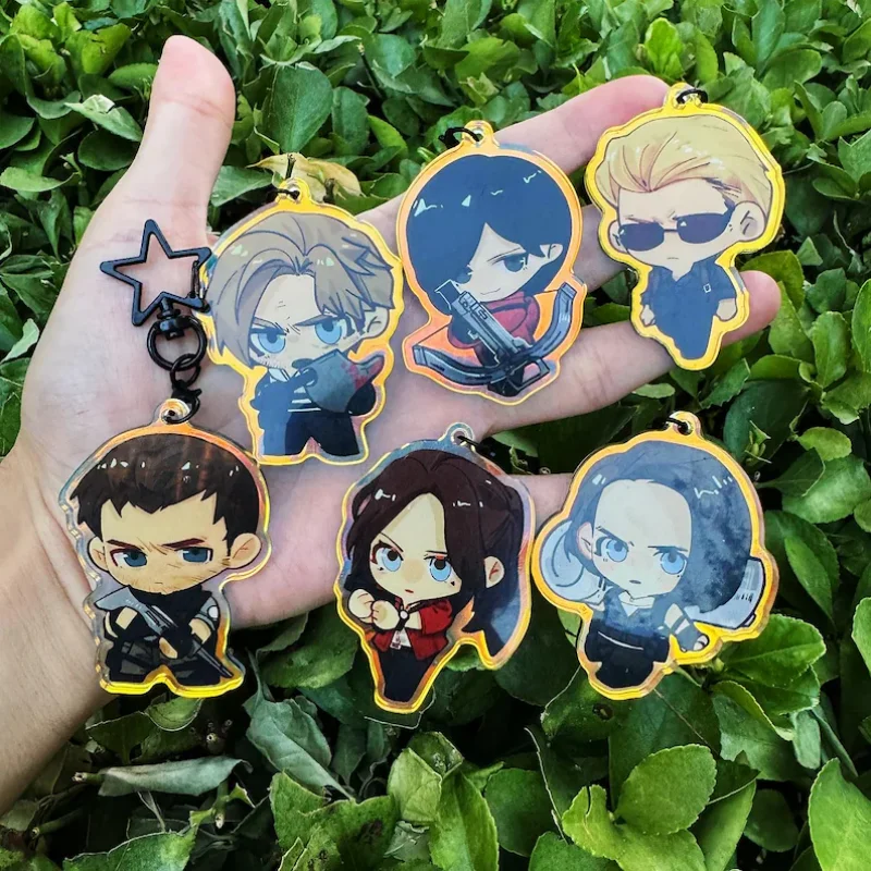 Resident Evil Custom Design Acrylic Keychains Fan-Made Collectible Toys Gift for Fans