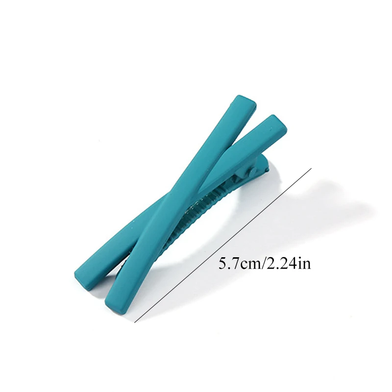 Candy Color Frosted Cross Clip Bowknot Hairpins Barrettes Broken Hair Clip Bow Edge Clip For Women Girl Cute Hair Accessories